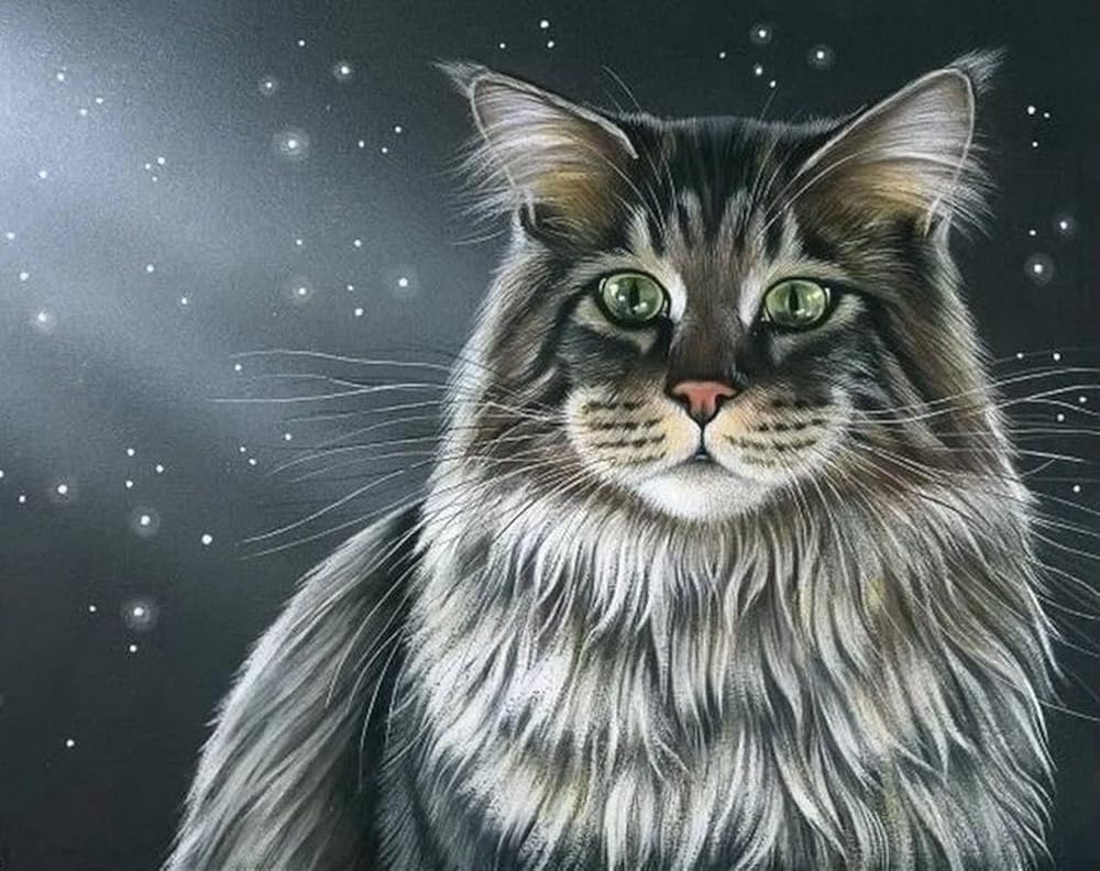 Jigsaw Wooden Puzzles 1000 Pieces for Adults - Cat Puzzles Art Challenging Toys Animal Puzzle Educational Game for Youth Children Wooden Puzzles as Home Decoration Gifts