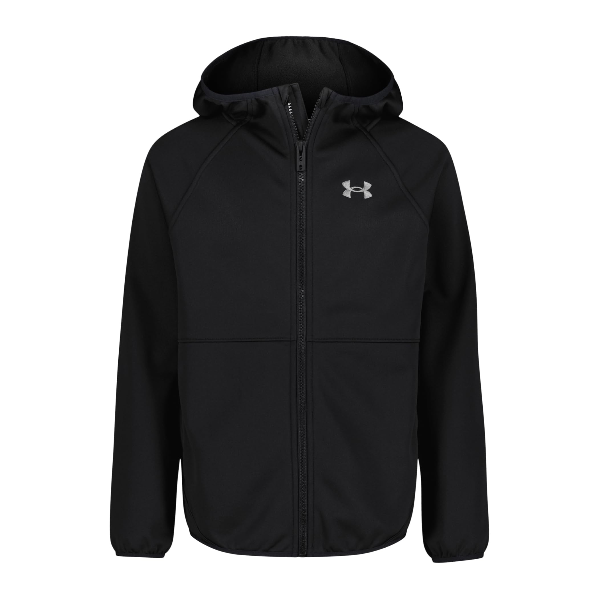 Under Armour Boys' Sim Softshell Hooded Jacket, Full Zipper Closure