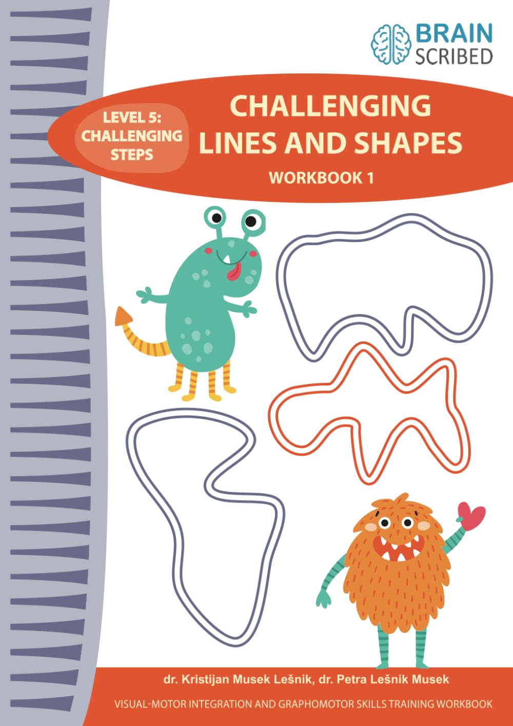 CHALLENGING LINES AND SHAPES - WORKBOOK 1: Fine-Motor Skills Exercises