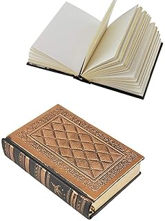 diario di viaggio con pagine vuote idea regalo per donne e ragazze Wandefol Diario di Viaggio in Pelle A6 stile vintage Marrone utilizzabile come blocco per schizzi