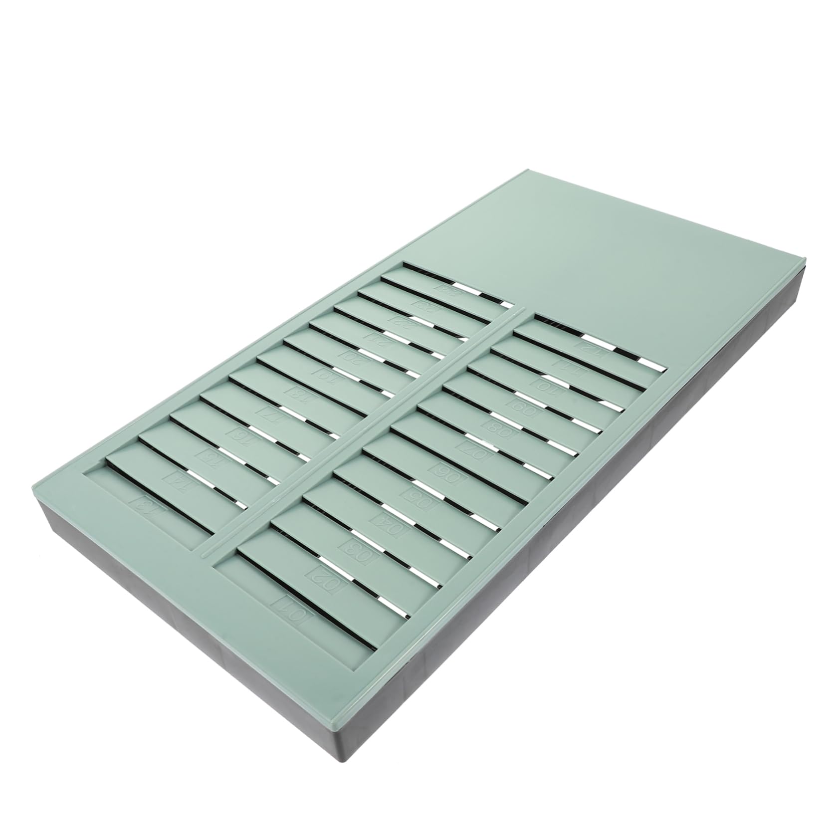 Emplacements Porte-cartes à Fentes en Plastique Mural 24 pour Bureau