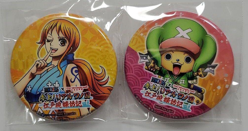 ONE PIECE 日光江戸村 きらきら缶バッジ おナミ ONE PIECE 日光江戸村 きらきら缶バッジ おナミ Amazon.co.jp