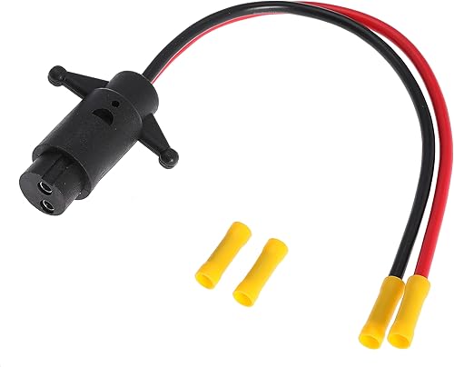 Conector hembra de motor de arrastre de 12 V 10AWG 2 cables Conector de motor de arrastre para barco marino (Plug-MA1)