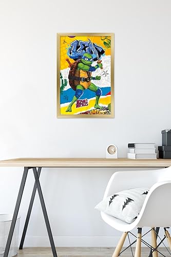 Miniatura 10 de Trends International Teenage Mutant Ninja Turtles Mutant Mayhem - Póster de pared de Leonardo, 14.725 x 22.375 pulgadas, versión premium sin marco