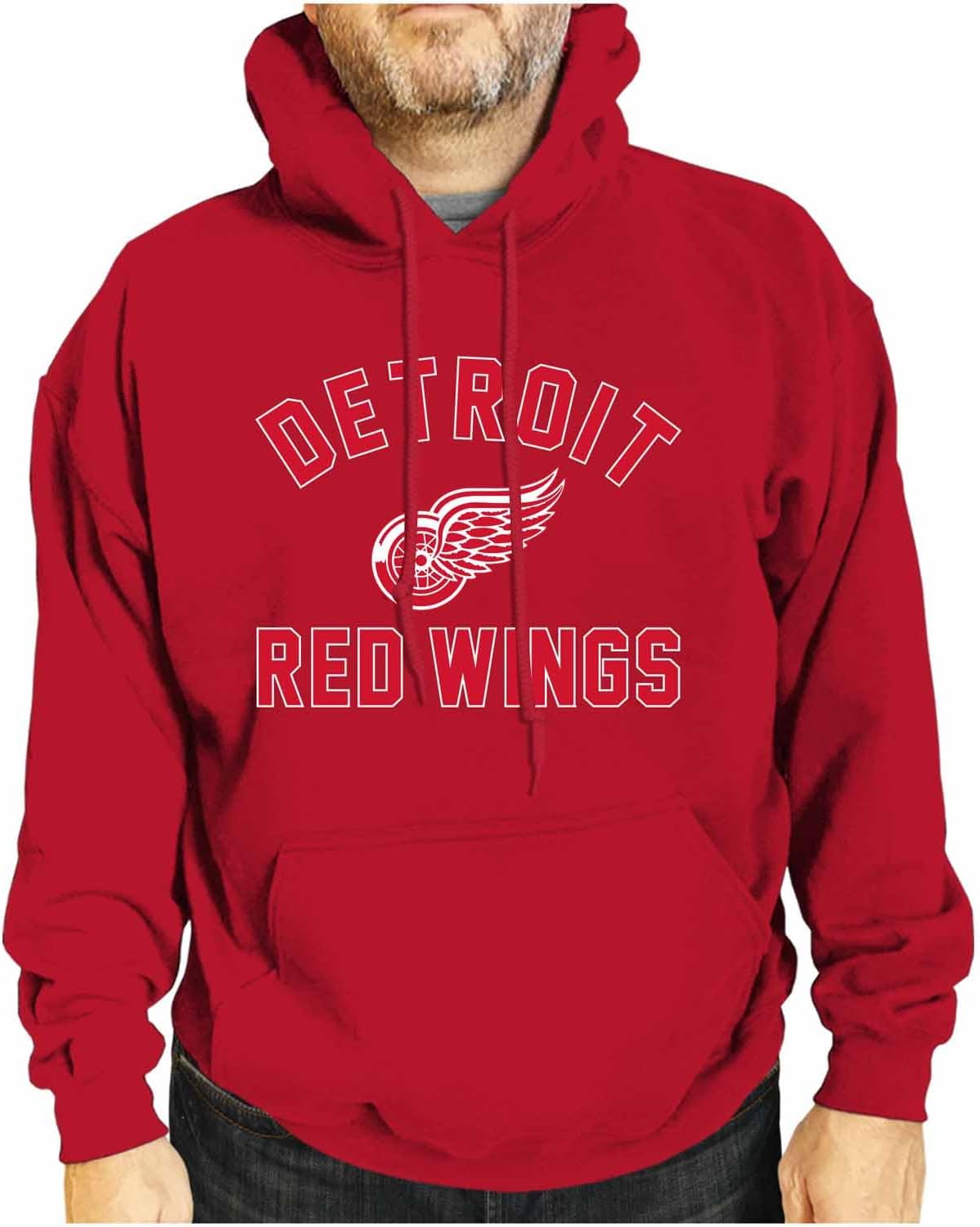 Wright & Ditson Adult NHL Gameday Hooded Sweatshirt - Officially Licensed - Fleece Hockey Pullover - Unisex Hoodie