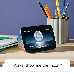 Amazon Echo Show 5 Kids, Designed for kids, with parental controls, Includes 1 year of Amazon Kids+, Galaxy