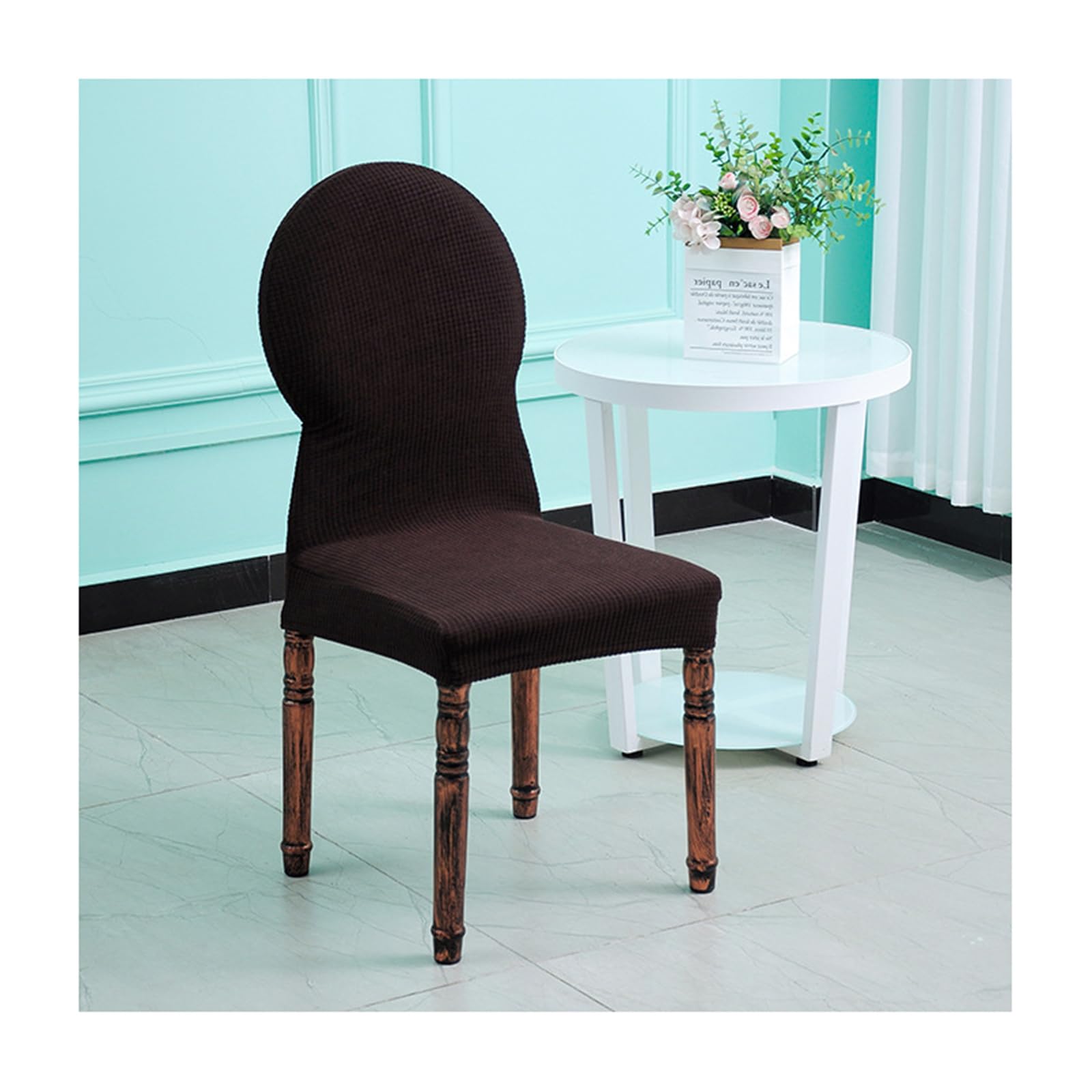 Housse de chaise de salle à manger moderne pour sublimer vos repas de famille en lot de 6