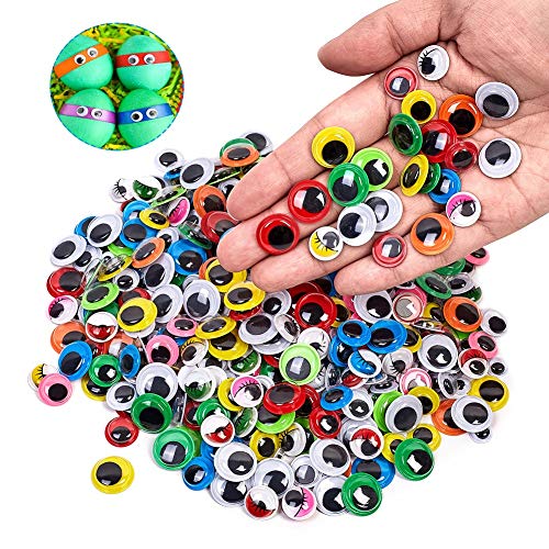 1620pcs googly wiggle eyes self adhesive for craft sticker eyes multi colors and sizes for diy by zzyi