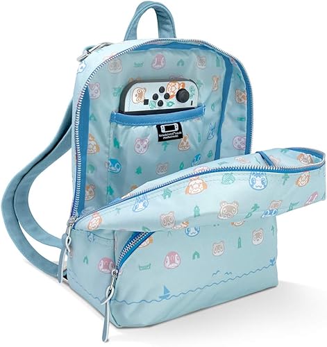 Vista 58 de Controller Gear Animal Crossing - Small Backpack Mini Bookbag Travel Bag for Console & Accessories - Rose Gold