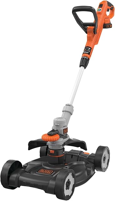 Black+Decker Black+Decker STC1820CM-QW POWERCONNECT 18V Akku-Rasentrimmer (28 cm Schnittkreis, gerader Schaft) — Trimmer & Sensen