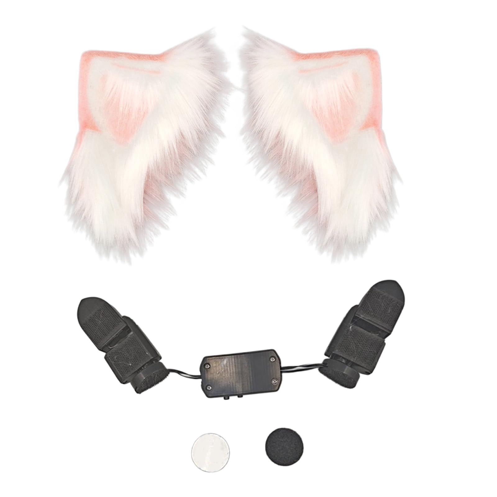 Diadema recargable de orejas de gato activada por movimiento con gravedades, diseño táctil, diadema automática de orejas de animal para eventos de disfraces, diadema recargable para gatos