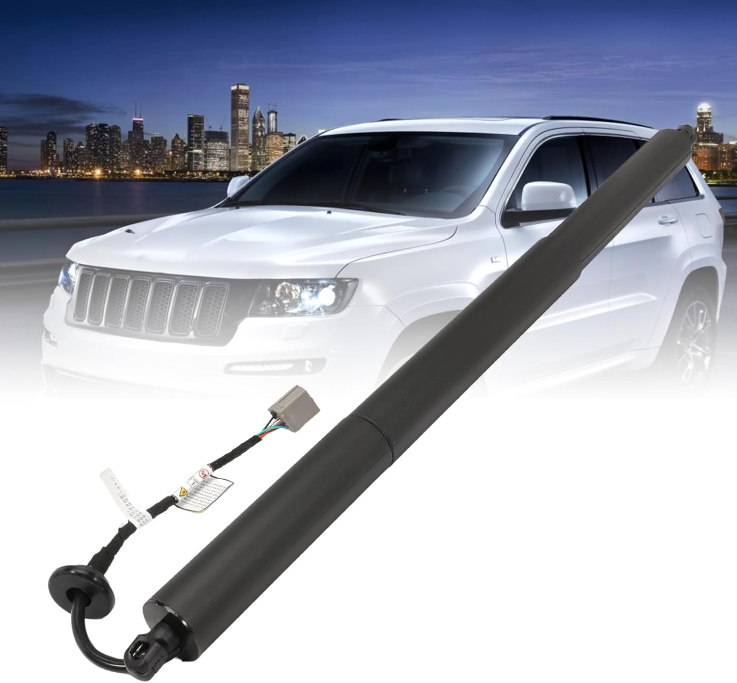 Rear Left Power Hatch Lift Support Fits Cherokee 3.2L 2015-2018, Cherokee 2.4L 2015-2019 Sport Utility, Electric Rear Hatch Lift Struts, Replaces 68231345AC, 68231345AB