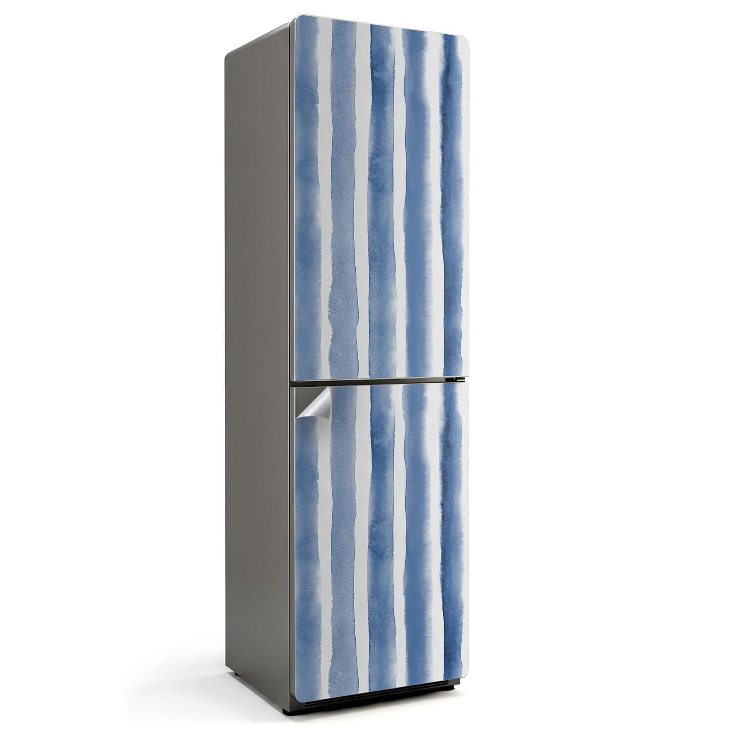 Décoration Réfrigérateur Stries Aquarelle Film Adhésif 60x205