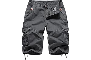 Cargo Shorts for Women: Casual Camouflage Twill Bermuda