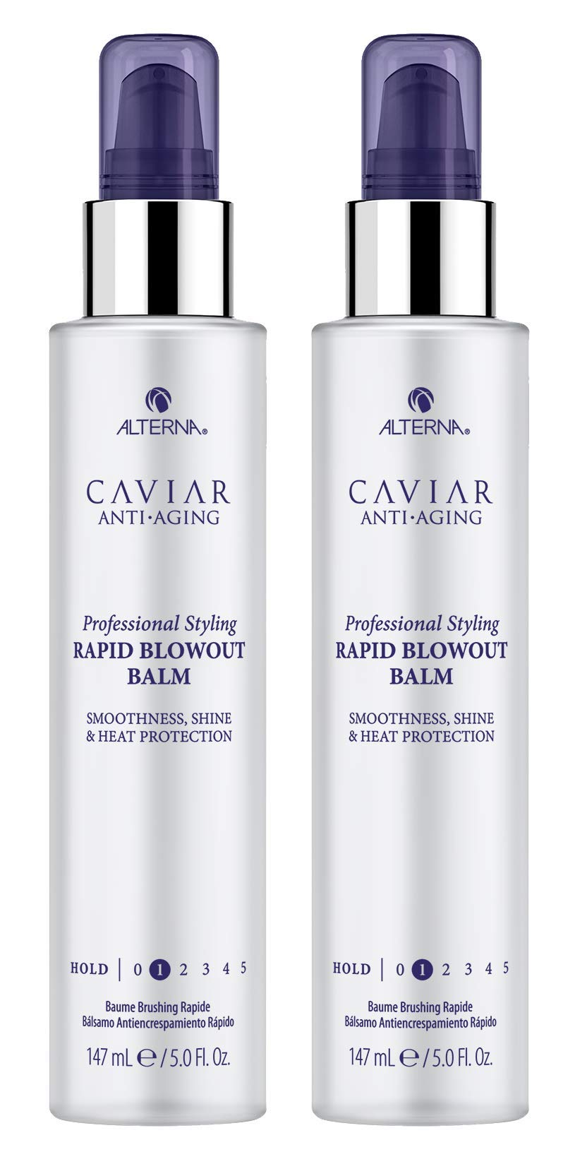 Alterna Caviar Professional Styling Rapid Blowout Balm, 5 Fl Oz | Heat Protection that Smoothes Seamlessly Through Hair | Sulfate Free