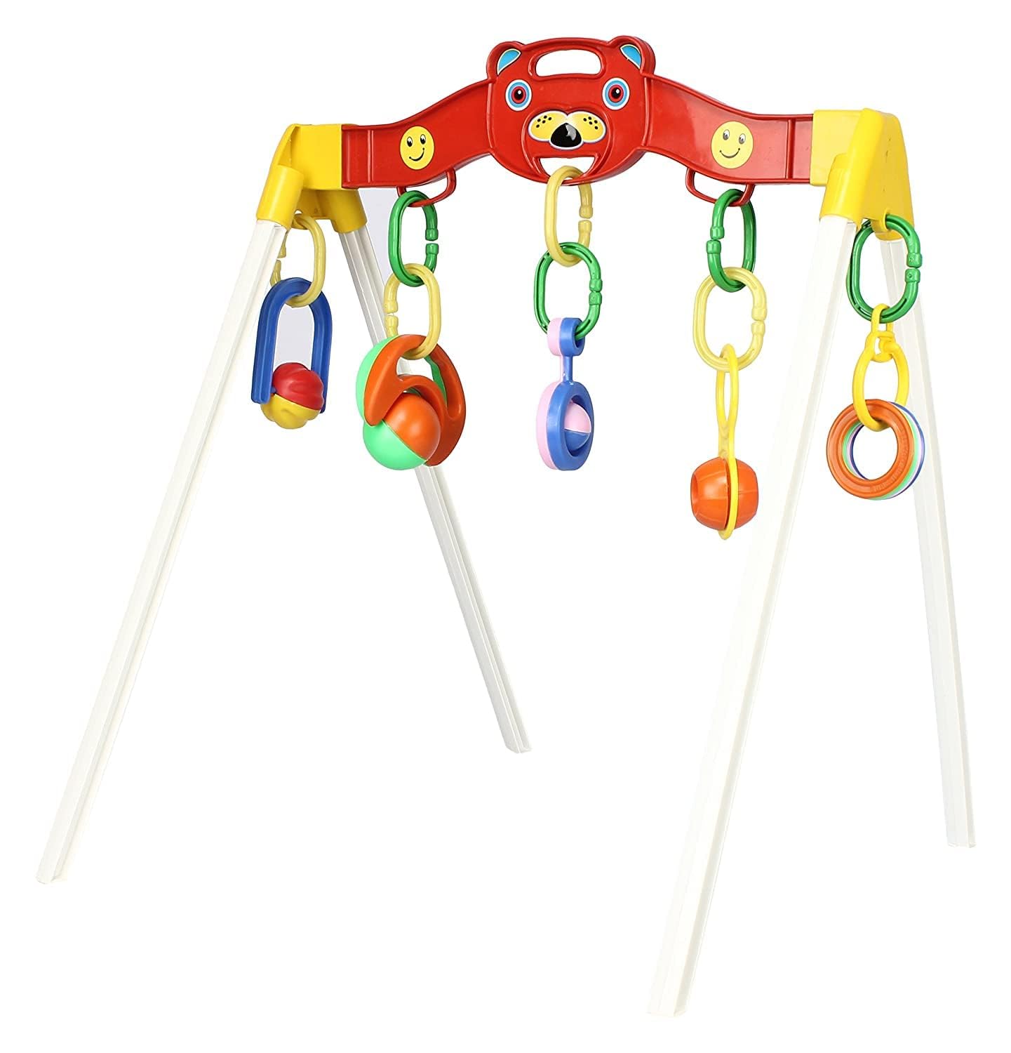 Play Gym 3 in 1 Hanging Rattles for Newborn Baby Toys for Kids Age 0-24 Months Multi-Activity with Soft Music sit Kick and Play Activity Gym Early Educational Toy (Multicolor) (B0DFPWP6NK) Amazon Price History, Amazon Price Tracker