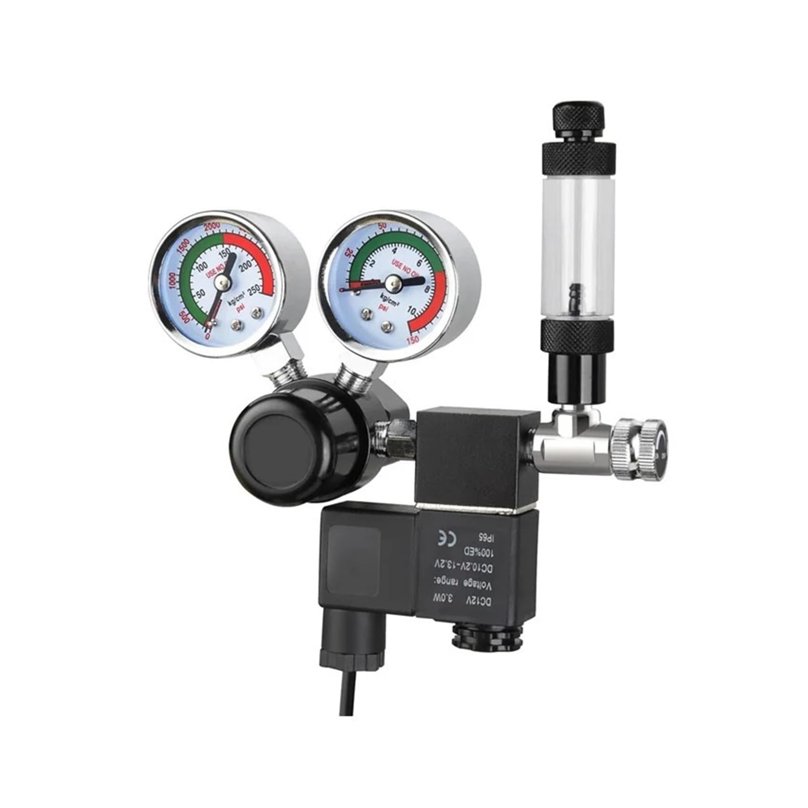 Single Stage Big Gauge Co2 Regulator Aquarium Accessories Fishbowl Cylinder Tank Bubble Counter Carbon Dioxide Reducer