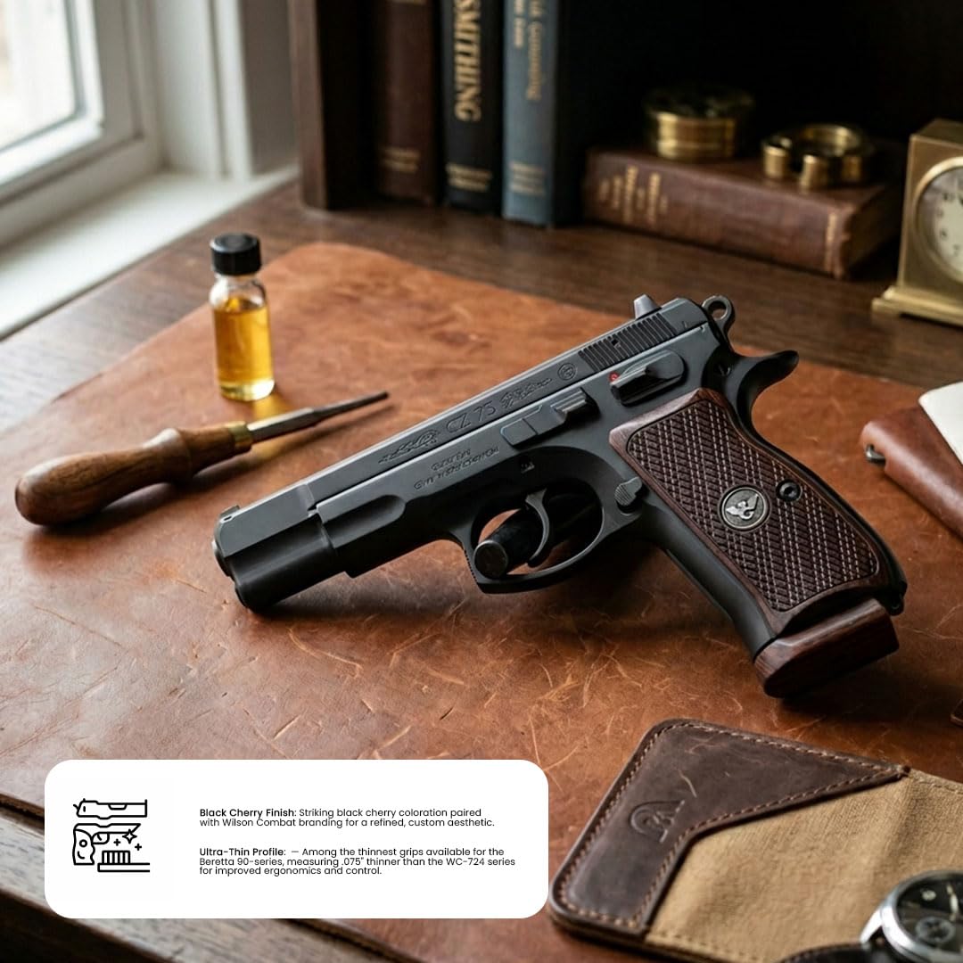 Amazon.com : Wilson Combat - Black Cherry - Ultra Thin G10 Grips