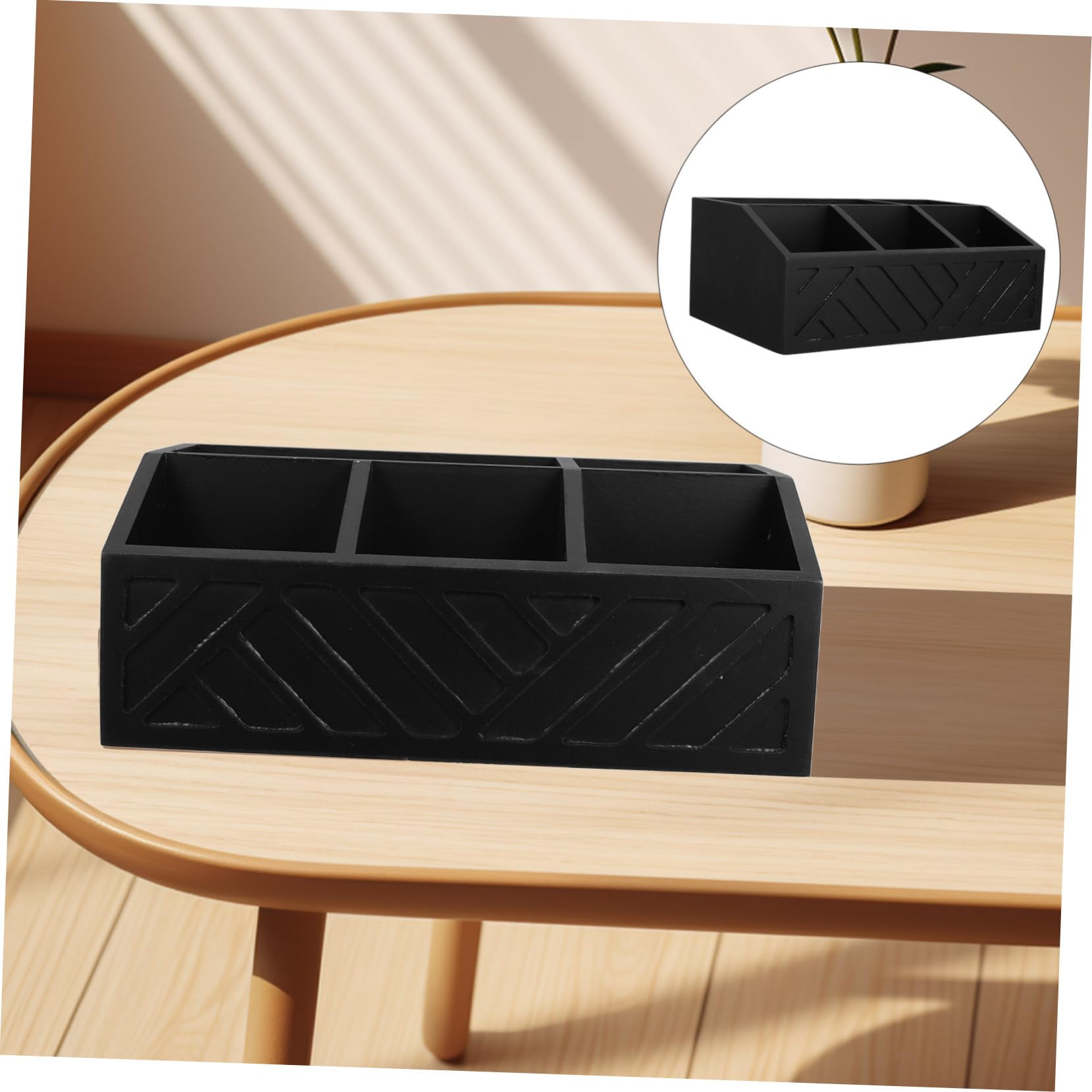 Caja De Madera Para Guardar Bolsitas De Té Organizador De Tazas Contenedor Para Casa Con Divisor Para Uso Cocina
