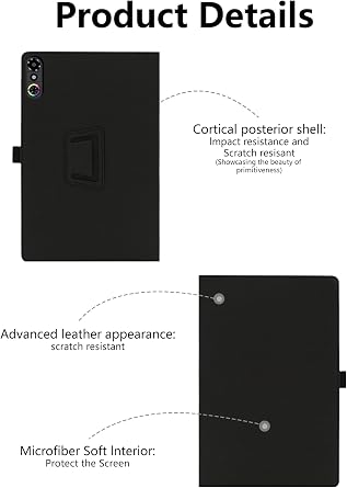 Protective Case for REDMAGIC Astra Gaming 9.06 inch Tablet with Hand Strap & Stand& Anti-Drop Feature - Sleek and Simple Design,Black
