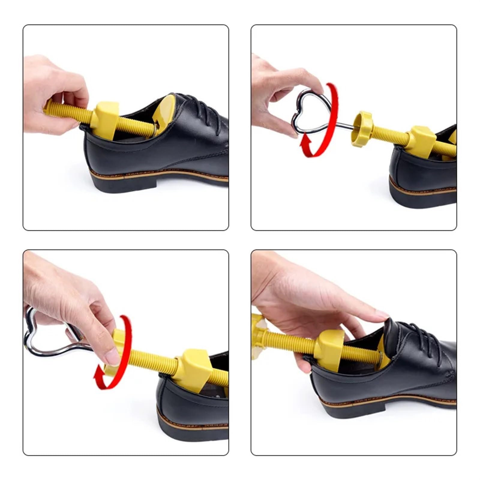 Zapatos superiores expandibles ajustables, expansor de árboles, soporte for zapatos for hombres y mujeres, botas tacón alto, 1 ud