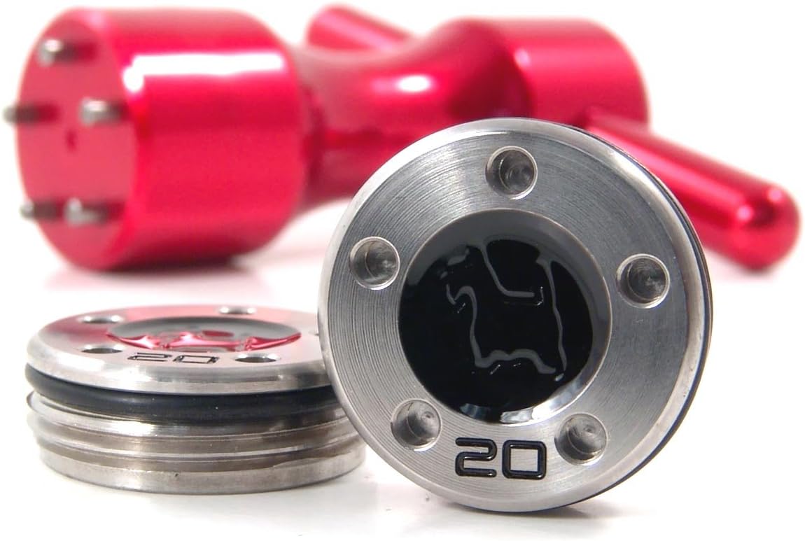 19th Hole Custom Shop 2 of 20g Black Scottie Dog Weight for Scotty Cameron Putters with Wrench Tool