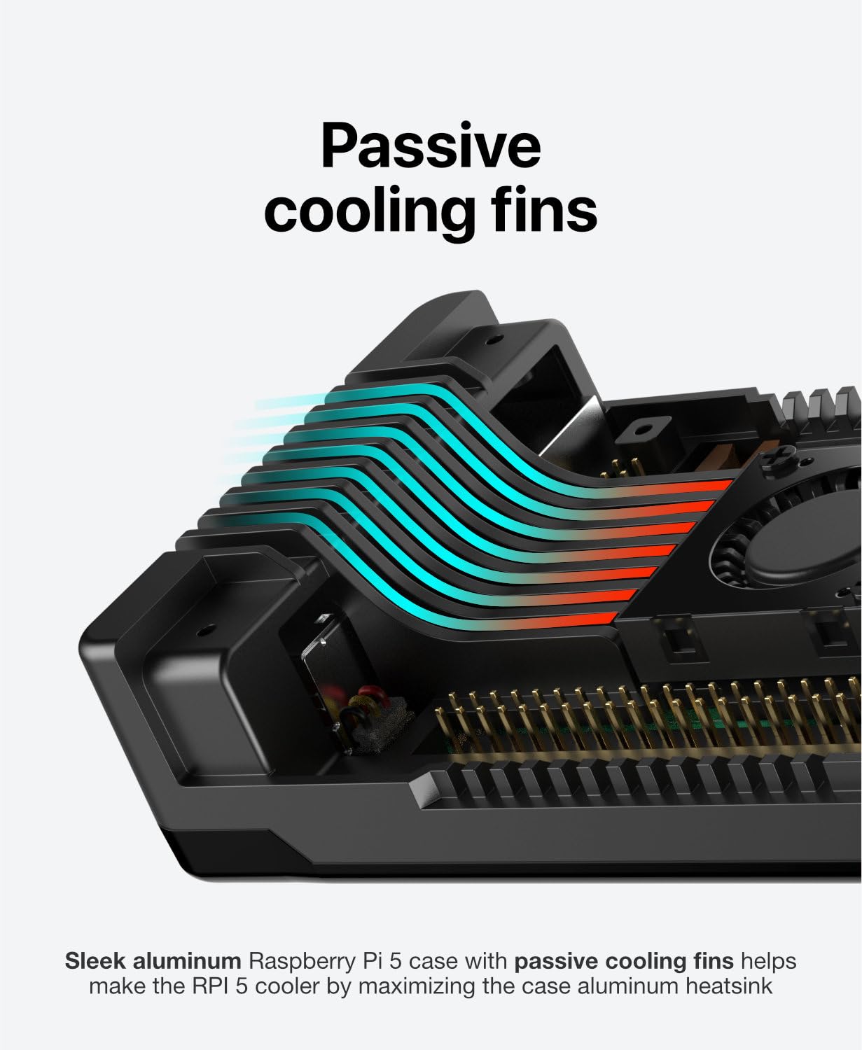 Raspberry pi 5 4gb argon neo 5 付き Argon NEO 5 BRED Case for Raspberry Pi 5 with built-in fan – Argon