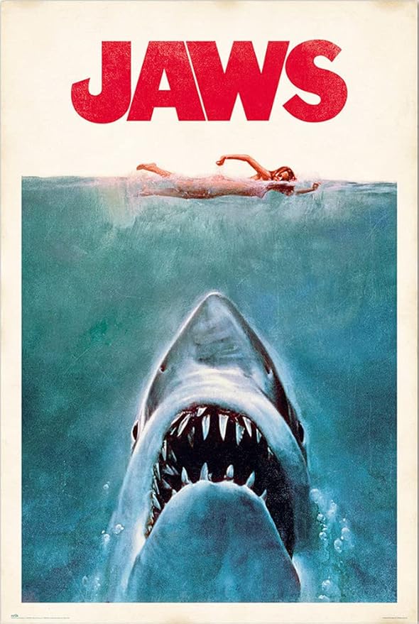 Kojima and Nicolas Winding Refn Star in an AI-Made Commercial for Prada 3 616z7DnWGmL. AC SY879 Jaws - Movie Poster (Regular Style - Retro/Vintage Design) (Size: 24 x 36)
