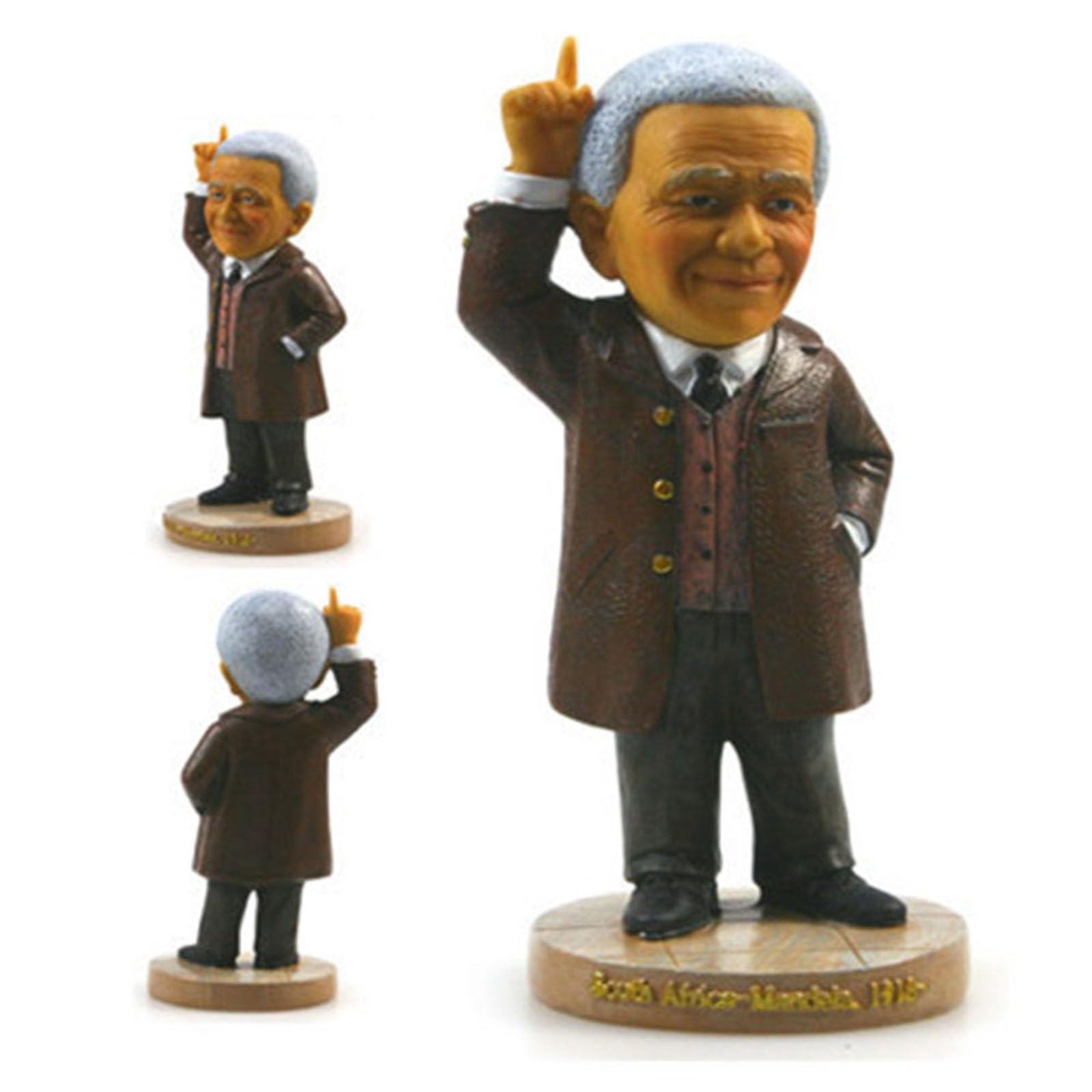 Estatua De Nelson Mandela, Estatua De Resina, Escultura De Decoración del Hogar, Decoración De Colección, Marrón