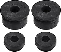 XAUTOHAUX 4pcs Rubber Radiator Mount Bushings Insulators Upper Lower for Honda Accord Civic Odyssey Pilot CR-V OE 74173SJ4000