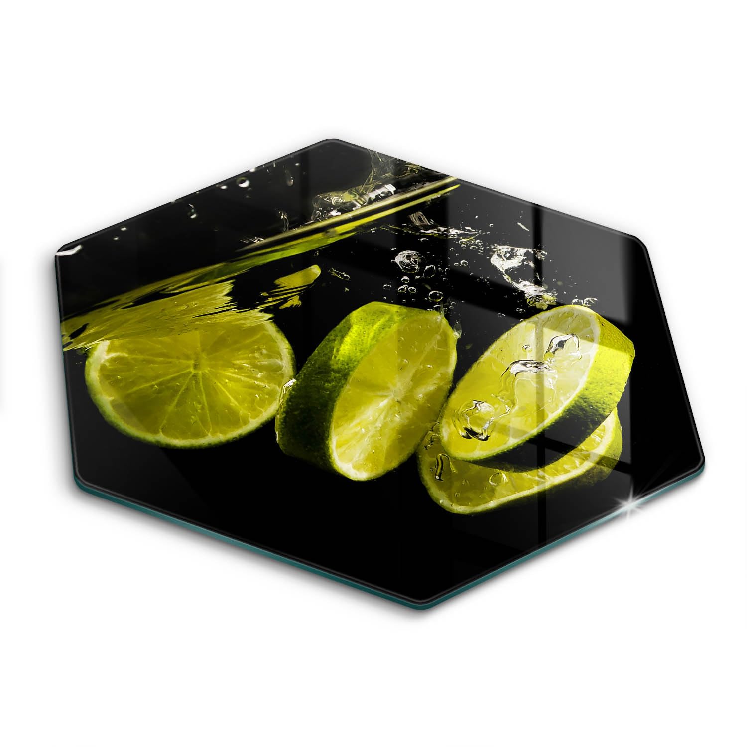 Plaque de protection induction verre hectogonal 40cm accessoires de cuisine