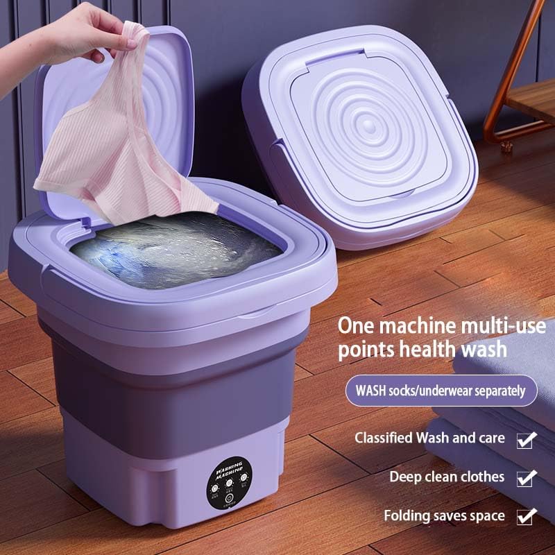 Capacité de 8 litres et panier d'essorage amovible