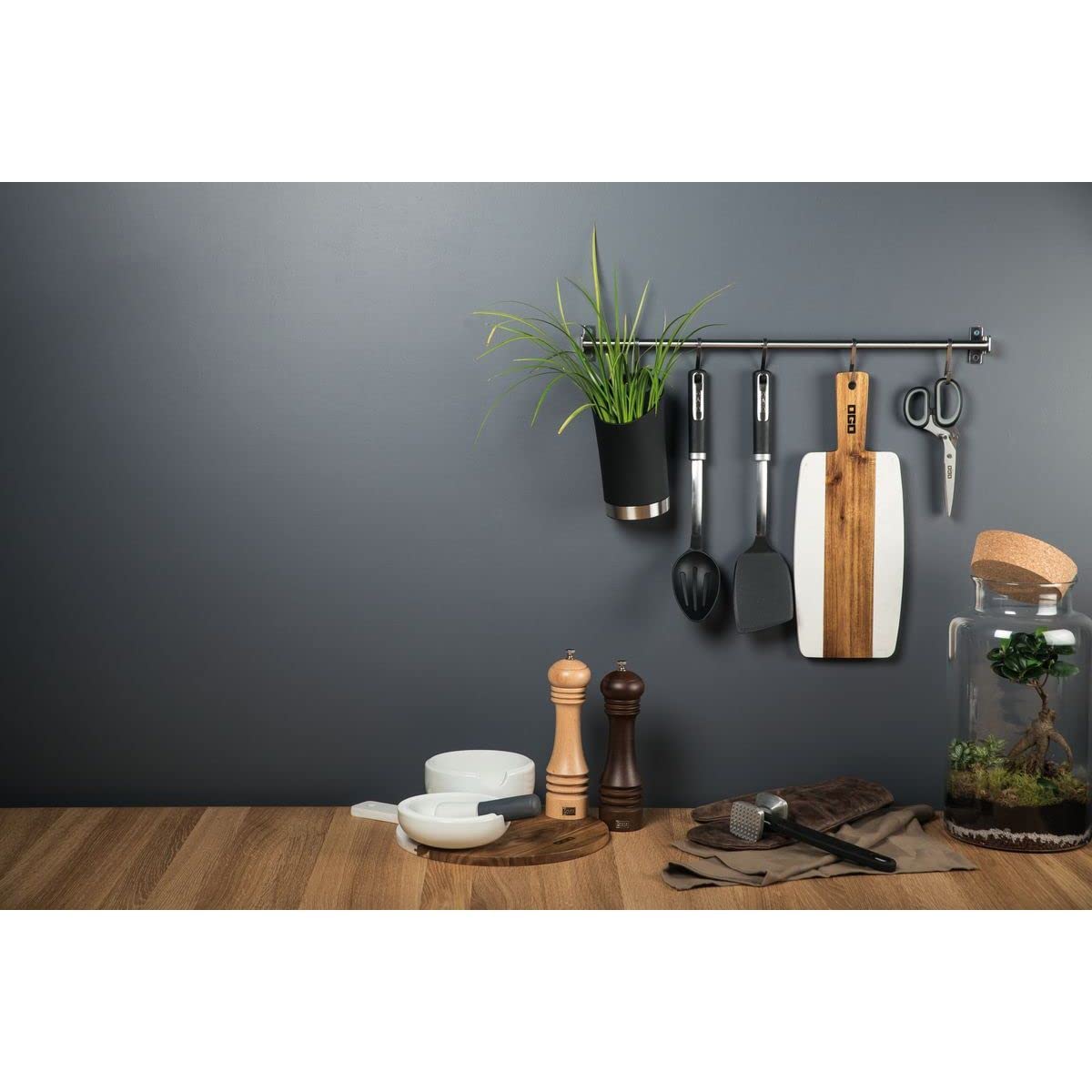 OGO LIVING - Mortier et pilon en porcelaine blanche - 7911013