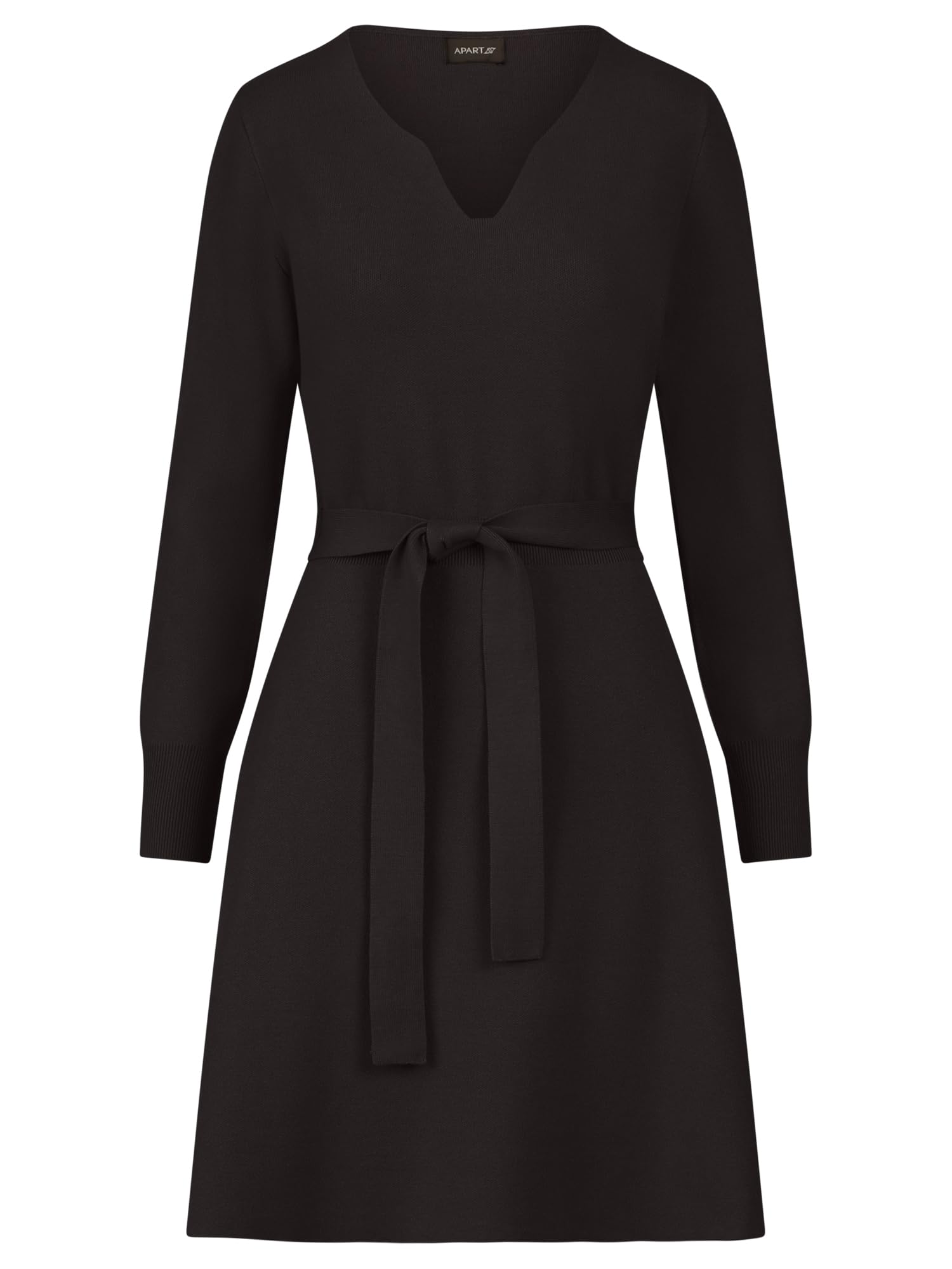 APART Strickkleid mit V-Ausschnitt,