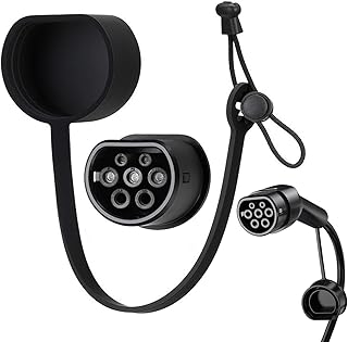 LOTHID Silicone Protection for Electric Car Charging Cable - Waterproof & Dustproof Plug Cover with Touch Protection | Soft Heat Resistant Material | Compatible with Type 2 Charging Ports