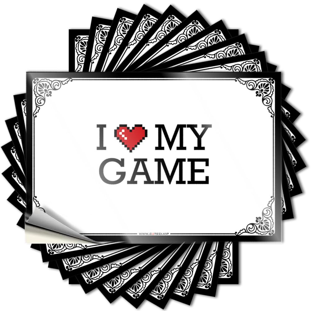 Quote Laptop Cats I Love My Game for Motorcycle - Funny Home Decor Easy Peel Removable(12X18CM)