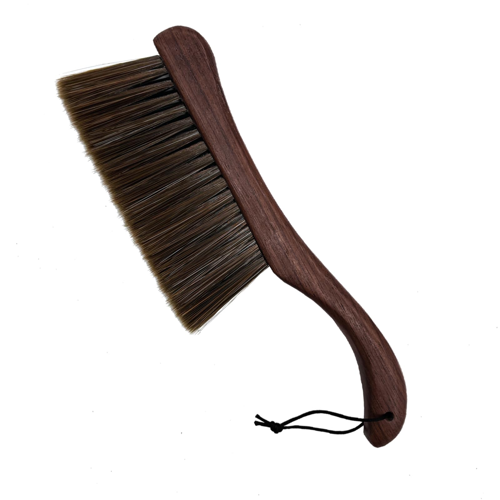 NBGYTECH Hand Broom Soft Bristles Duster with Solid Wood Handle Quick Dusting Brush for Sofa Bed Furniture Musical Instruments (Chicken Wing Wood)