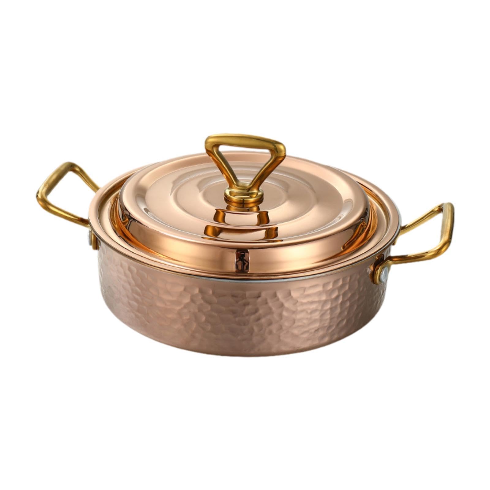 ARTISOUL® Stainless Steel Hot Pot Practical Induction Pan for Caterer Parties Home Use 20Cm | Home & Garden-image-11