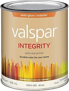 Integrity Exterior Latex Semi-Gloss Paint And Primer In One Paint EXT S/G WHITE