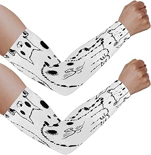Mangas de braço com proteção solar UV para homens e mulheres, mangas pintadas de gato, protege os braços esportivos, mangas de braço com proteção solar e proteção UV, Gato