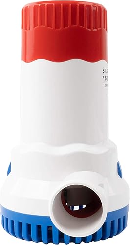 Miniatura 8 de Sanuke Bombas de sentina automáticas de 1100 GPH, bomba de agua de sentina marina de 12 V con interruptor de flotador, salida de 1-1/8 pulgadas