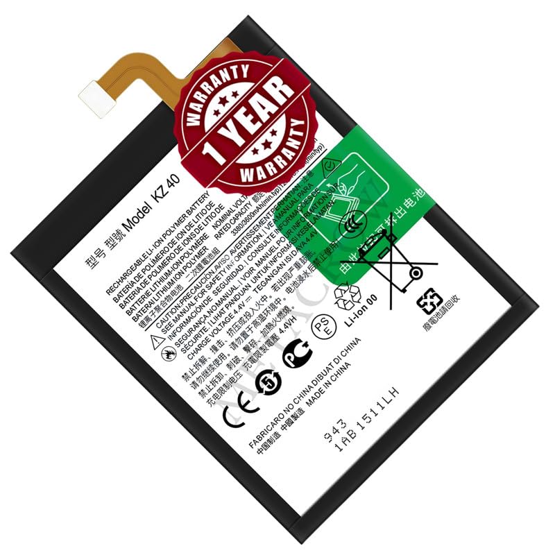 Image of Original KZ40 Battery Compatible for Motorola Moto Z4 - (3600mAh) - 1 Year Warranty JK1