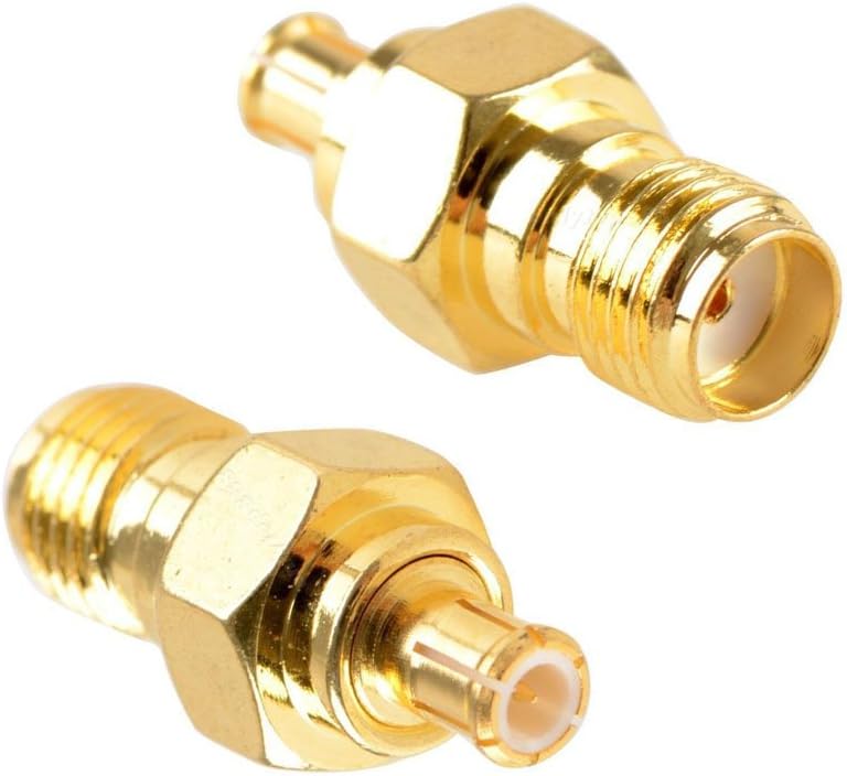 DHT Electronics 2PCS RF coaxial Coax adadpter SMA Female to MCX Male