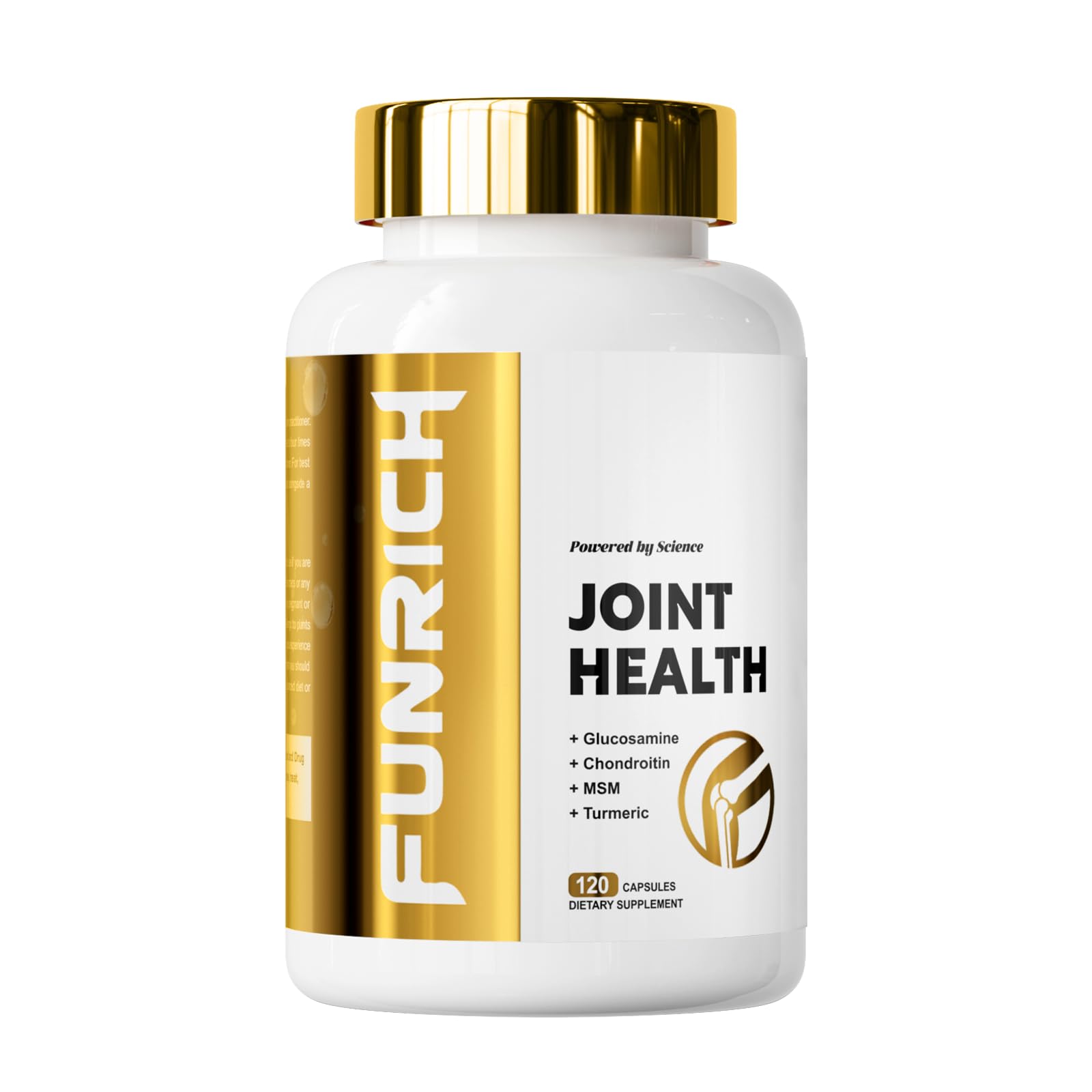 Glucosamine Chondroitin MSM for Joint Health and Flexibility 120 Count (Pack of 1)