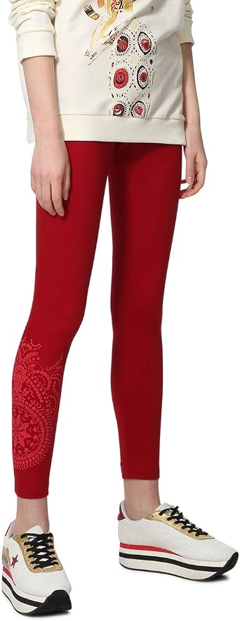 Desigual Fresia Woman Red Leggings voor 