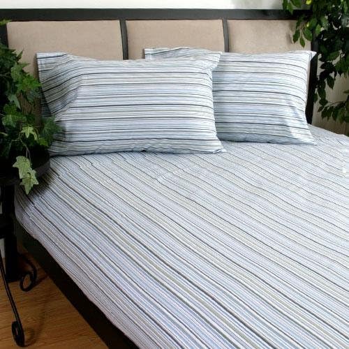Nautica Maritime Stripe Flat Sheet Nautica Home & Kitchen