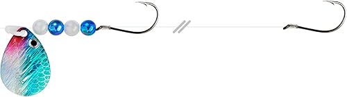 Miniatura 7 de Lindy Colorado Blade Crawler arnés Spinner pesca señuelo con cuchillas holográficas y patrones de cuentas seleccionados a mano