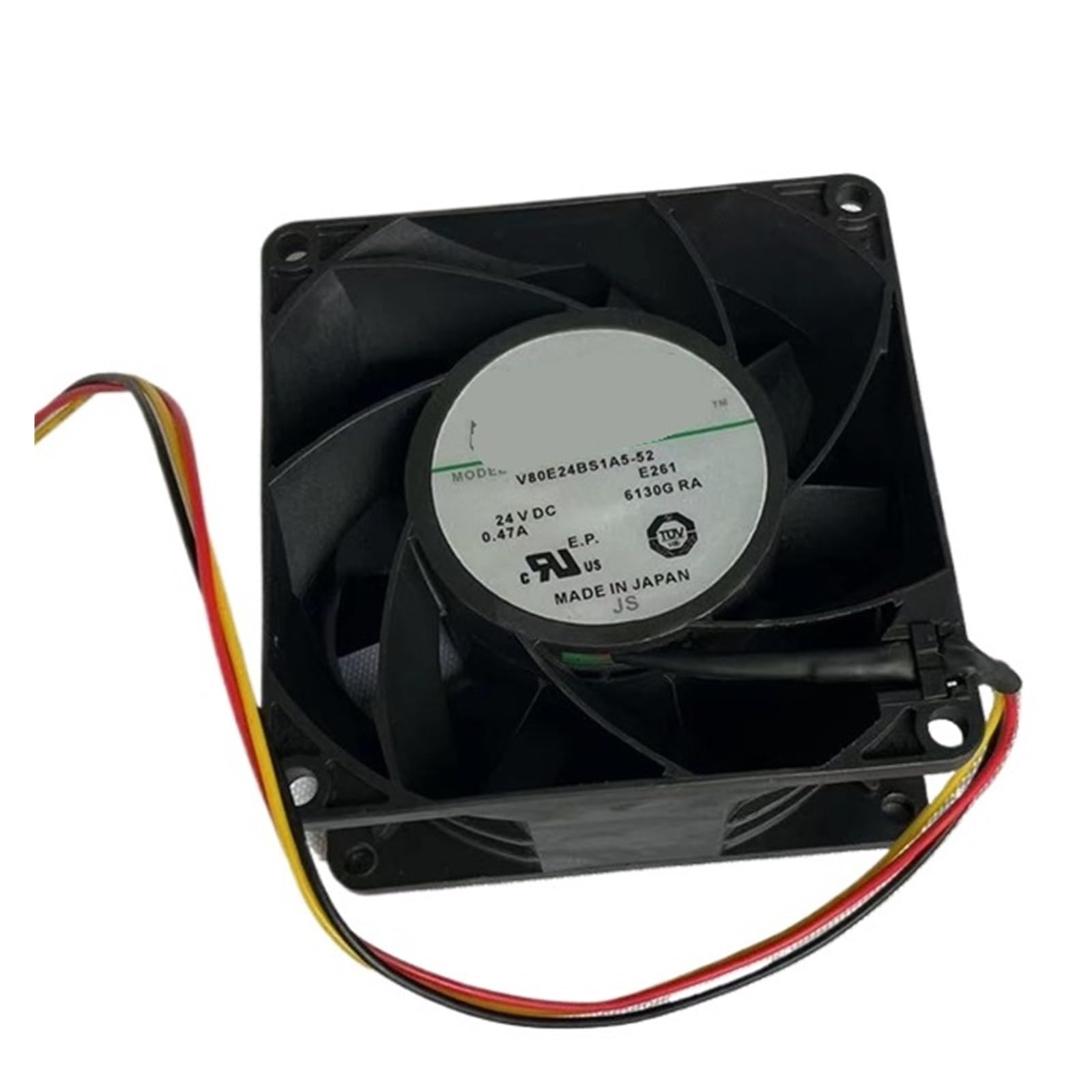YMUGUEGH V80E24BS1A5-52 8CM 8038 24V Cooling Fan axial flow fan