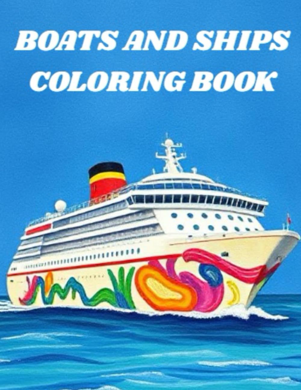Boats and Ships coloring book