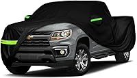 Vista 11 de Cubierta impermeable para auto compatible con Chevrolet Silverado/GMC Sierra 1500/2500/3500 Crew Cab de 6.6 pies de largo 2014-2025, cubierta
